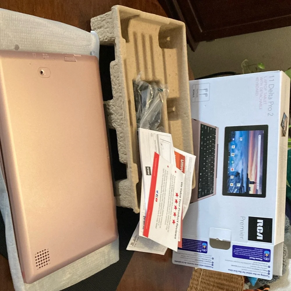 RCA 10 Delta Pro 2-in-1 Tablet - Rose Gold NWOT